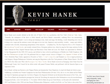 Tablet Screenshot of kevinhanek.com